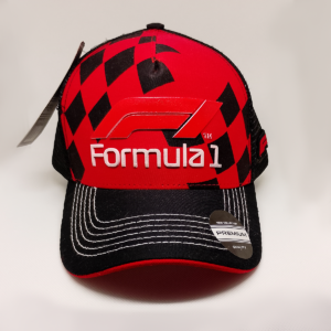 Gorra Formula 1 – Negro & Rojo | Trucker Talla M